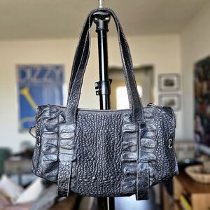 Vintage Condotti Alligator Shoulder Bag‎